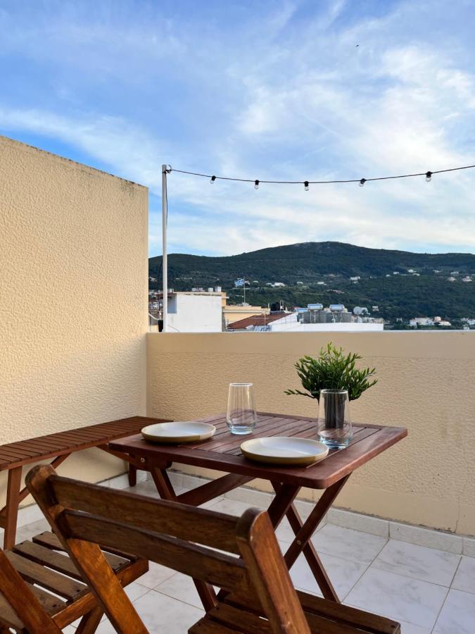 Apartament Plateia Sea View Loft Samos Town Zewnętrze zdjęcie